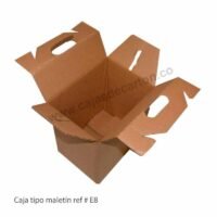 CAJA DE CARTON TIPO MALETIN